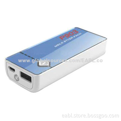 4,400mAh Power Bank for Mobile Phones, 4 LED Power Indicators, Intelligent Short-circuit Protection